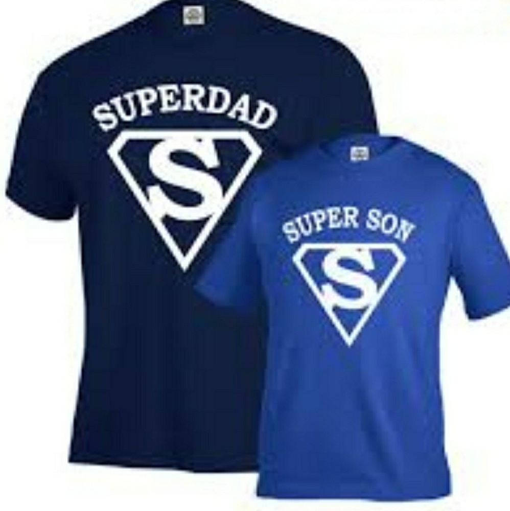 HOST PICK 09/03 SET OF TEES " SUPERDAD" "SUPERSON"